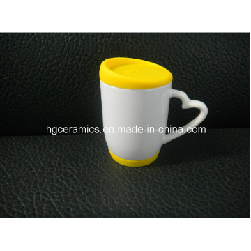 Sublimation Mug with Silicon Lid and Bottom